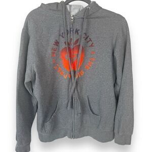 Vintage Y2K Roxy Quiksilver Full Zip‎ Up Womens Hoodie Size Large 2000s NYC Surf
